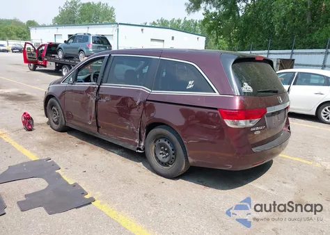 2014 Honda Odyssey Lx z USA, uszkodzony, nr VIN 5FNRL5H21EB043630